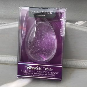 Silicone glitter beauty blender sponge